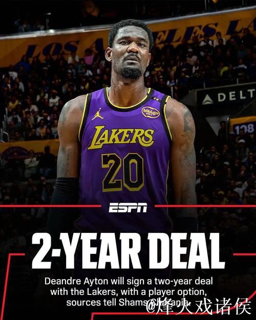 湖人自媒体：艾顿在场均上双的球员中命中率高居联盟第二